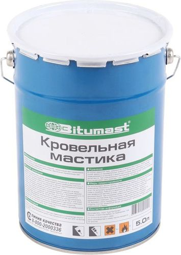 Мастика битумная Bitumast 5 л, крупный план