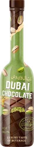 Ликер BIONICA Dubai Chocolate 18,2%, эмульсионный, 0.5л