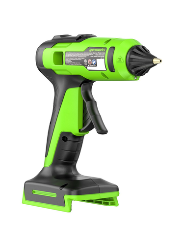 Пистолет клеевой аккумуляторный GREENWORKS G24GLG 1х2Ач ЗУ, изображение