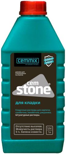 Пластификатор Cemmix CemStone 1 л, вид