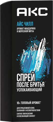 Спрей после бритья AKC Айс чилл, 100мл, вид