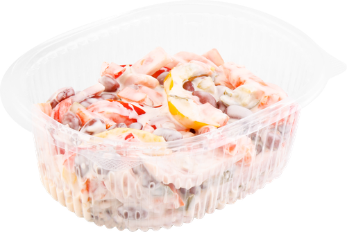 Салат Немецкий с ветчиной и жаренным луком ЛЕНТА FRESH, весовой, фотография