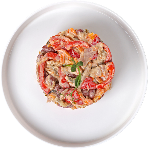 Салат Немецкий с ветчиной и жаренным луком ЛЕНТА FRESH, весовой, фото