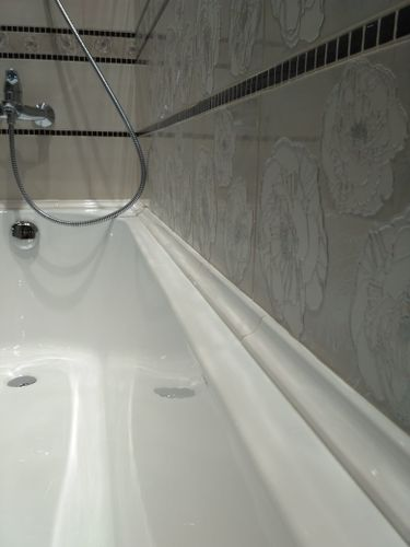 Керамический уголок правый белый 25X3,5 см 1 шт, детальное фото