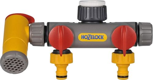 Разделитель двухпутевой HOZELOCK с краном Flow Max 3/4", 1", 1/2", детальное фото