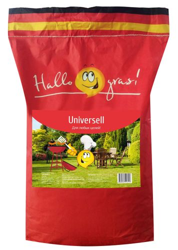 Семена газонной травы ГазонCity Hallo, gras! Universell Gras 10 кг, детальное фото