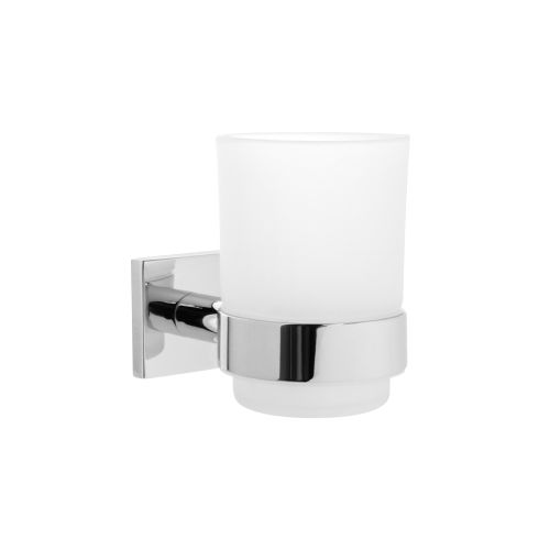 Подстаканник одинарный Lux Chrome хром, крупный план