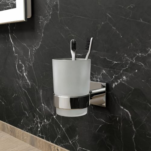 Подстаканник одинарный Lux Chrome хром, изображение