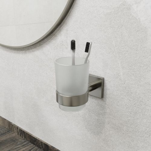 Подстаканник одинарный Satin Chrome сатин, изображение
