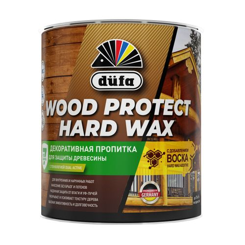 Пропитка WOOD PROTECT HARD WAX каштан   0,75л, картинка