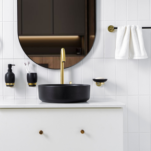 Мыльница настенная Moroshka Oro Nero черный 1 шт, фотография