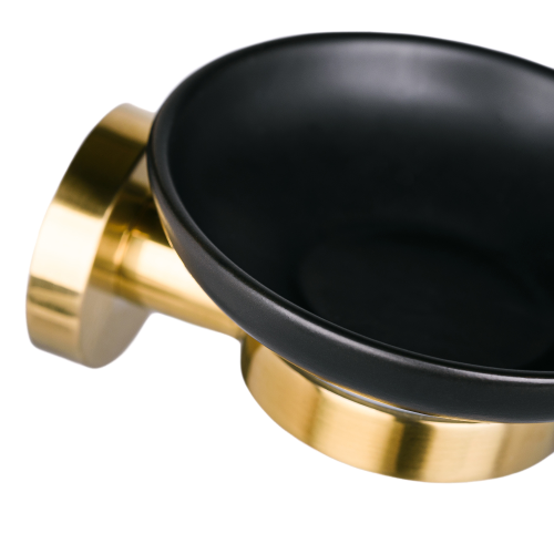 Мыльница настенная Moroshka Oro Nero черный 1 шт, фотография