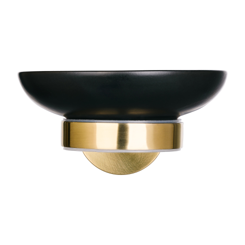 Мыльница настенная Moroshka Oro Nero черный 1 шт, фотография