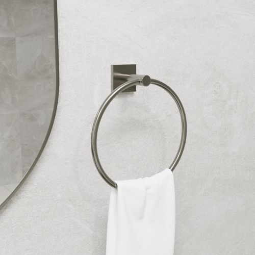 Держатель для полотенца кольцо Lux Satin сатин, картинка