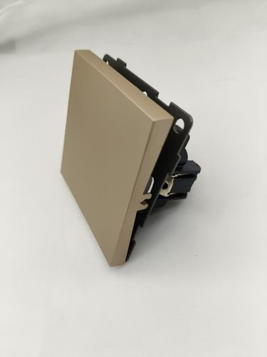 Переключатель 1-клавишный ALTECH Encore 7391 шампань, изображение
