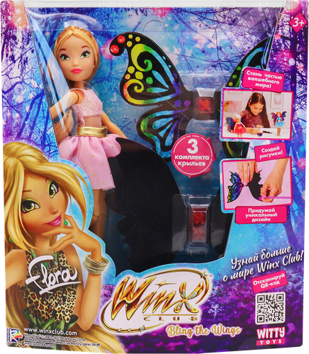 Кукла WINX BTW Scratch Art Wings, шарнирная, с крыльями, Арт. IW0125210-Л, фотография