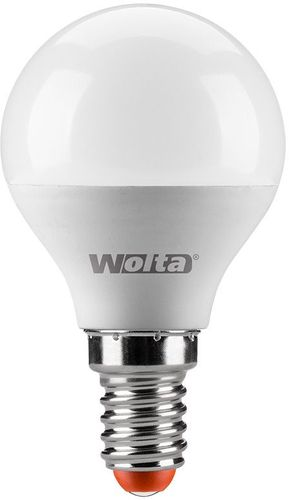 Светодиодная лампа WOLTA 25Y45GL7.5E14 7.5Вт 3000K E14, крупный план