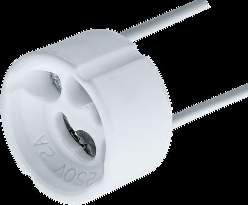 Патрон электрический Navigator CL-GU10 для ГЛН и LED ламп, крупный план