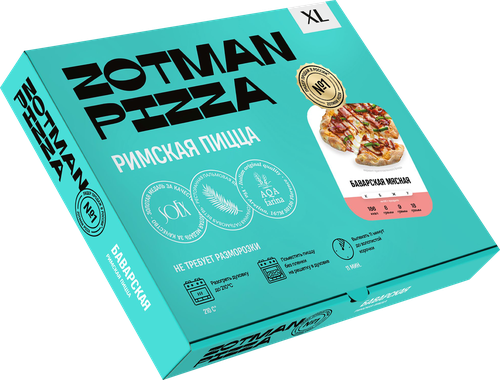 Пицца ZOTMAN Баварская мясная, 465г, фотография