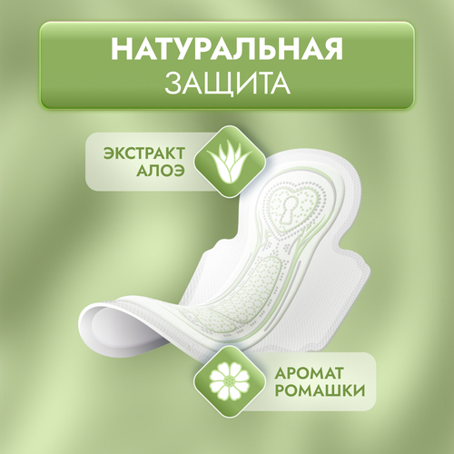 Прокладки LIBRETTA Забота природы Нормал, 10шт, вид