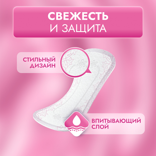 Прокладки ежедневные LIBRETTA Свежесть и защита Нормал+, 40шт, картинка