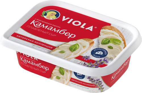 Сыр плавленый VIOLA со вкусом сыра Камамбер 35%, без змж, 190г, фото
