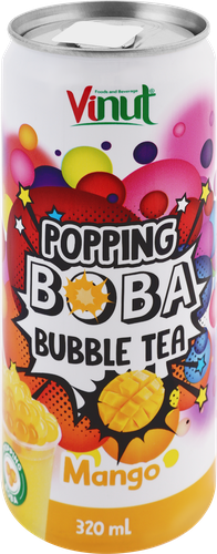 Напиток BOBA BUBBLE TEA Popping Холодный чай со вкусом манго негазированный, 0.32л, вид