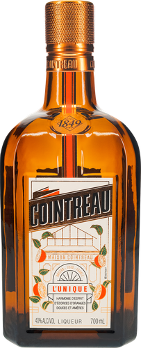 Ликер COINTREAU 40%, крепкий, 0.7л, фото