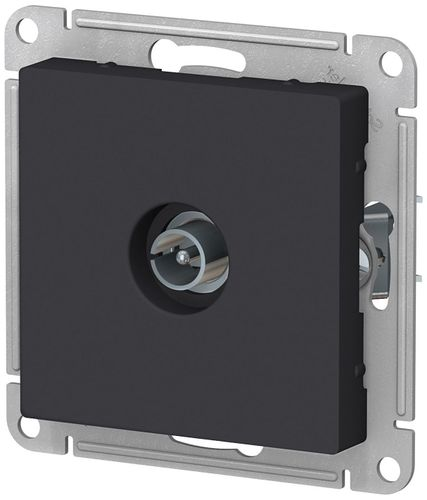 Розетка TV Schneider Electric Atlas Design ATN001093 карбон, фотография