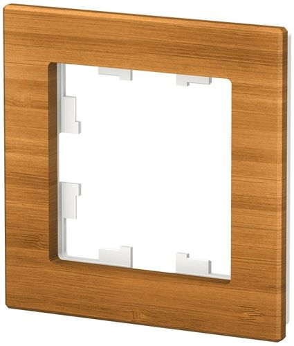 Рамка 1 пост Schneider Electric Atlas Design бамбук, крупный план