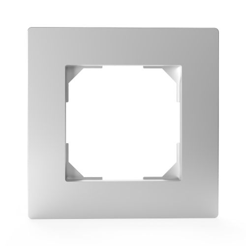 Рамка 1 пост TOKOV ELECTRIC PIXEL алюминий, картинка