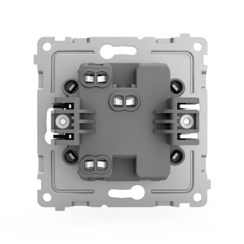 Переключатель 1-клавишный TOKOV ELECTRIC PIXEL 1792320 карбон, детальное фото