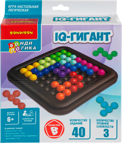 Игра BONDIBON IQ-гигант, Арт. ВВ5562, картинка