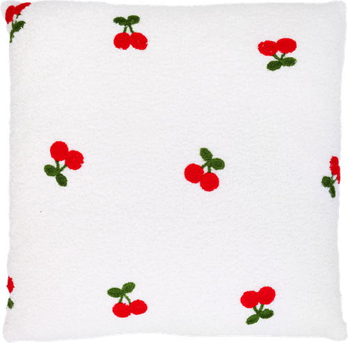 Подушка декоративная HOMECLUB Cherry 40х40см, букле с вышивкой, Арт. C2-4-YJ160257035, фотография