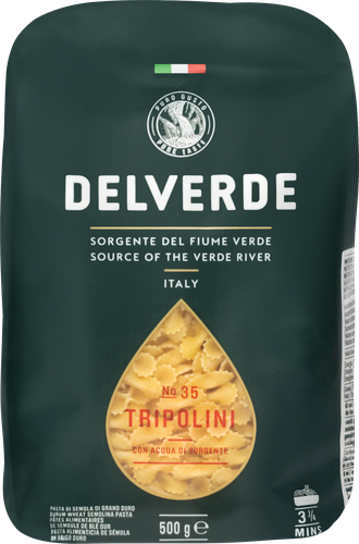Макароны DELVERDE №035 Триполини, 500г, фотография