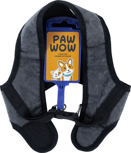 Шлейка PAW WOW Вельветовая обхват 40–45см, трехслойная №5, вид