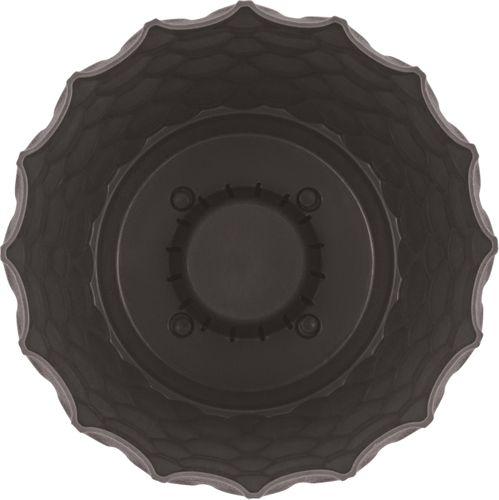 Горшок для цветов InGreen Wave 0,65л, D115мм, горький шоколад, картинка