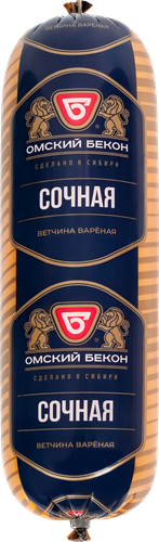 Ветчина ОМСКИЙ БЕКОН Сочная, весовая, картинка