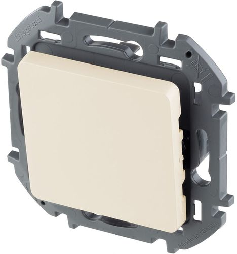 Переключатель 1-клавишный Legrand Inspiria 673651 слоновая кость, изображение