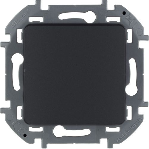 Переключатель 1-клавишный Legrand Inspiria 673653 антрацит, изображение