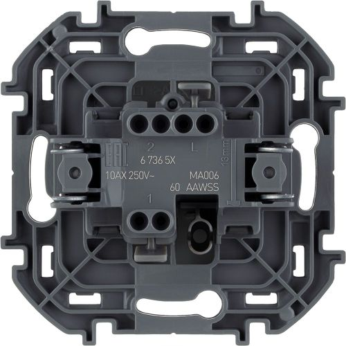 Переключатель 1-клавишный Legrand Inspiria 673653 антрацит, вид
