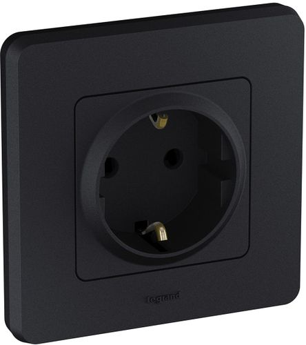 Рамка 1 пост Legrand Inspiria 673933 антрацит, вид