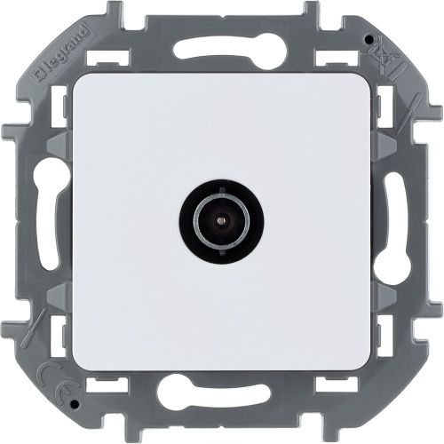 Розетка TV Legrand Inspiria 673860 белый, крупный план