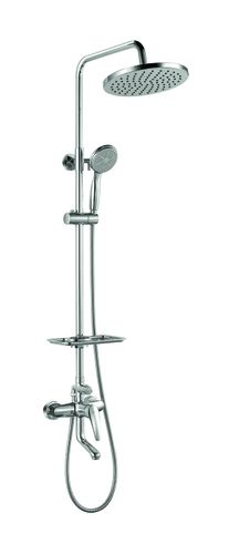 Смеситель Lemark Linara LM0462C для ванны и душа с регулируемой высотой штанги, крупный план