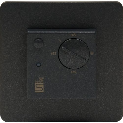 Термостат встраиваемый SPYHEAT ETL-308S графит, вид
