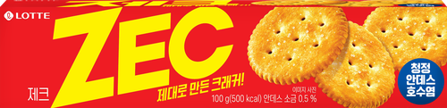 Крекер LOTTE Zec со вкусом сыра, 100г, изображение
