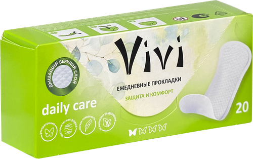 Прокладки ежедневные VIVI Daily Care, 20шт, изображение
