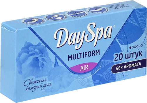 Прокладки ежедневные DAY SPA мультиформ без аромата, 20шт, картинка