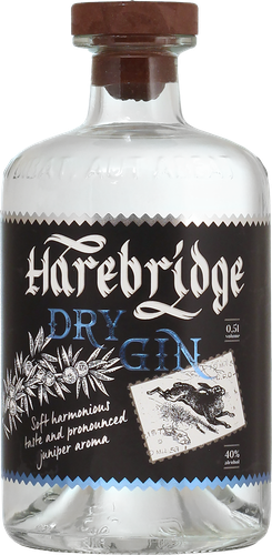 Джин HAREBRIDGE Dry дистиллированный 40%, 0.5л, фото