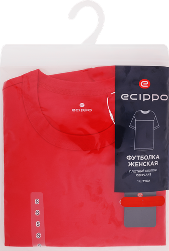 Футболка женская ECIPPO цвет коралловый, Арт. EC26201-02, фото